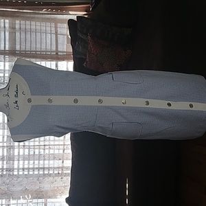 Tommy Hilfiger Blue and White Mini Dress